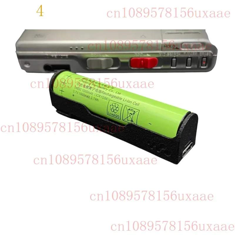 

XMSJ USBC 1000mAh Battery Case Attachment For SONY MD MZ-R50 R5ST LIP-8