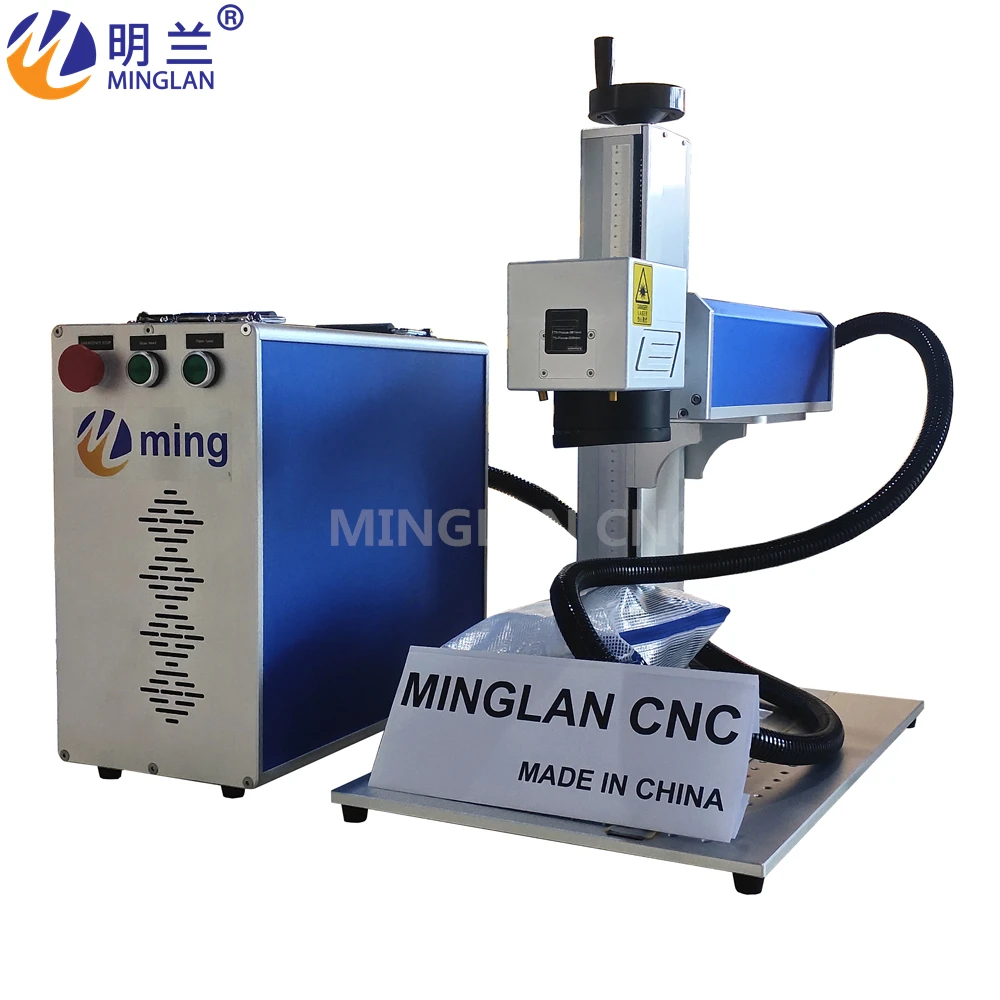 Mini Small Portable 3W 5W UV Laser Marking Machine Fiber Marker For PP Plastic PVC Glass