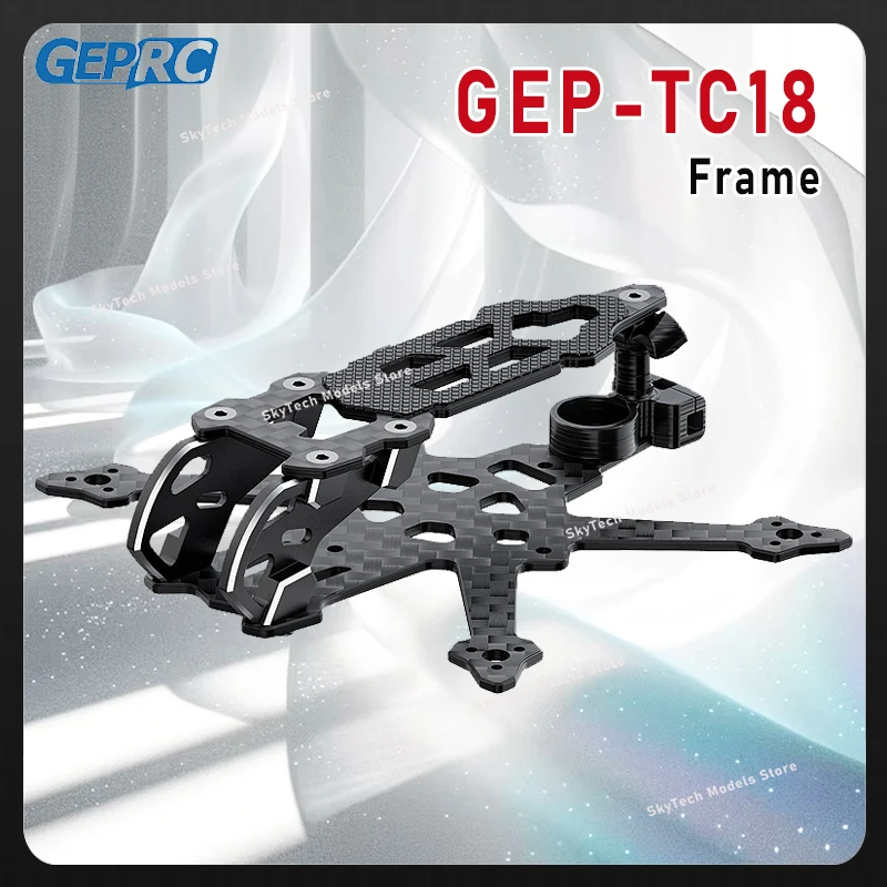 

GEPRC GEP-TC18 O4 Wide X Frame — карбон, для T-Cube18, квадрокоптер DIY RC FPV, детали радиоуправляемых аксессуаров