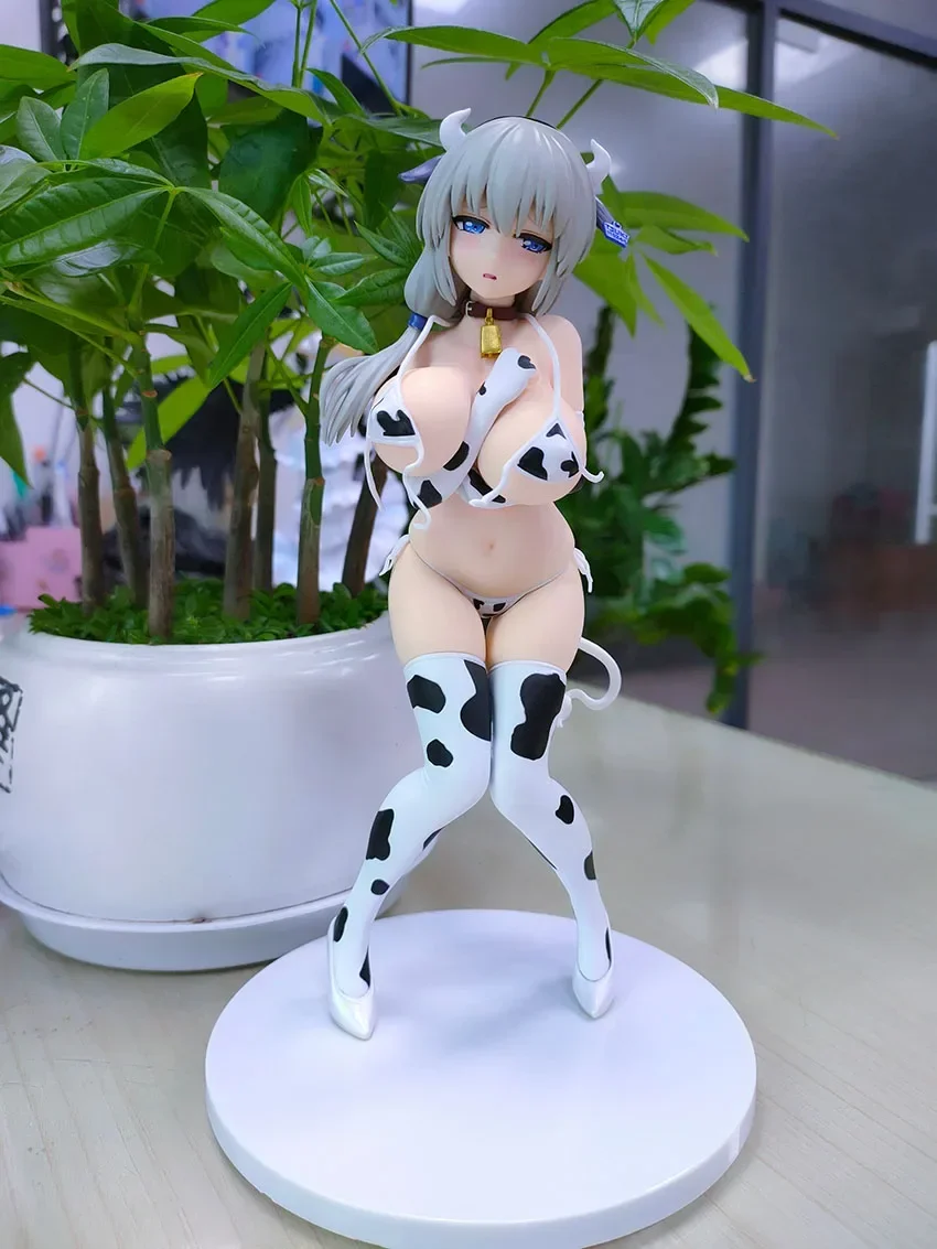 22cm Uzaki-chan wa Asobitai! Tsuki Uzaki Sexy Anime Figure DreamTech Cow Pattern Bikini Action Figure Anime Girl Adult Model Toy