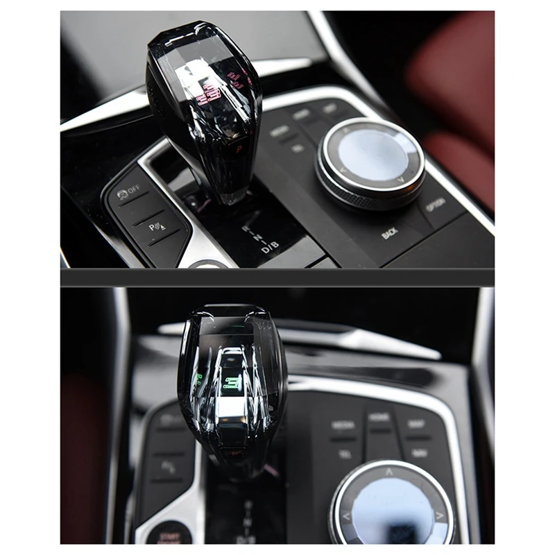 Car Crystal Gear Shift Knob Lever For BMW 2 3 4 Series I3i4ix3x5x6x7 Crystal Gear Handle Non Disassembly Installation