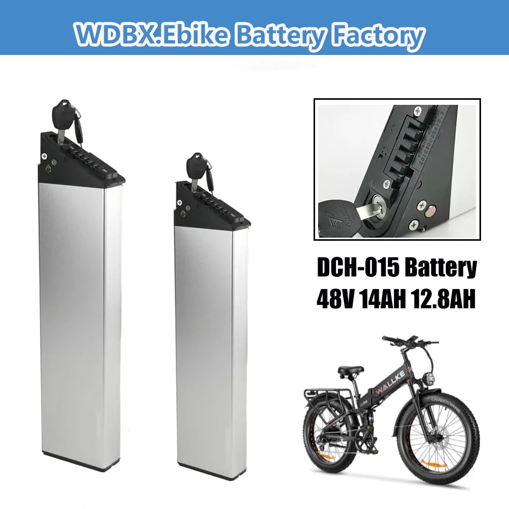 

DCH-015 Built-in Folding Electric Bike Battery 48V 10Ah 12.8Ah 14Ah for GORTAT HRTC G100 Wallke X3 X2 Pro 36V Ebike Batteries