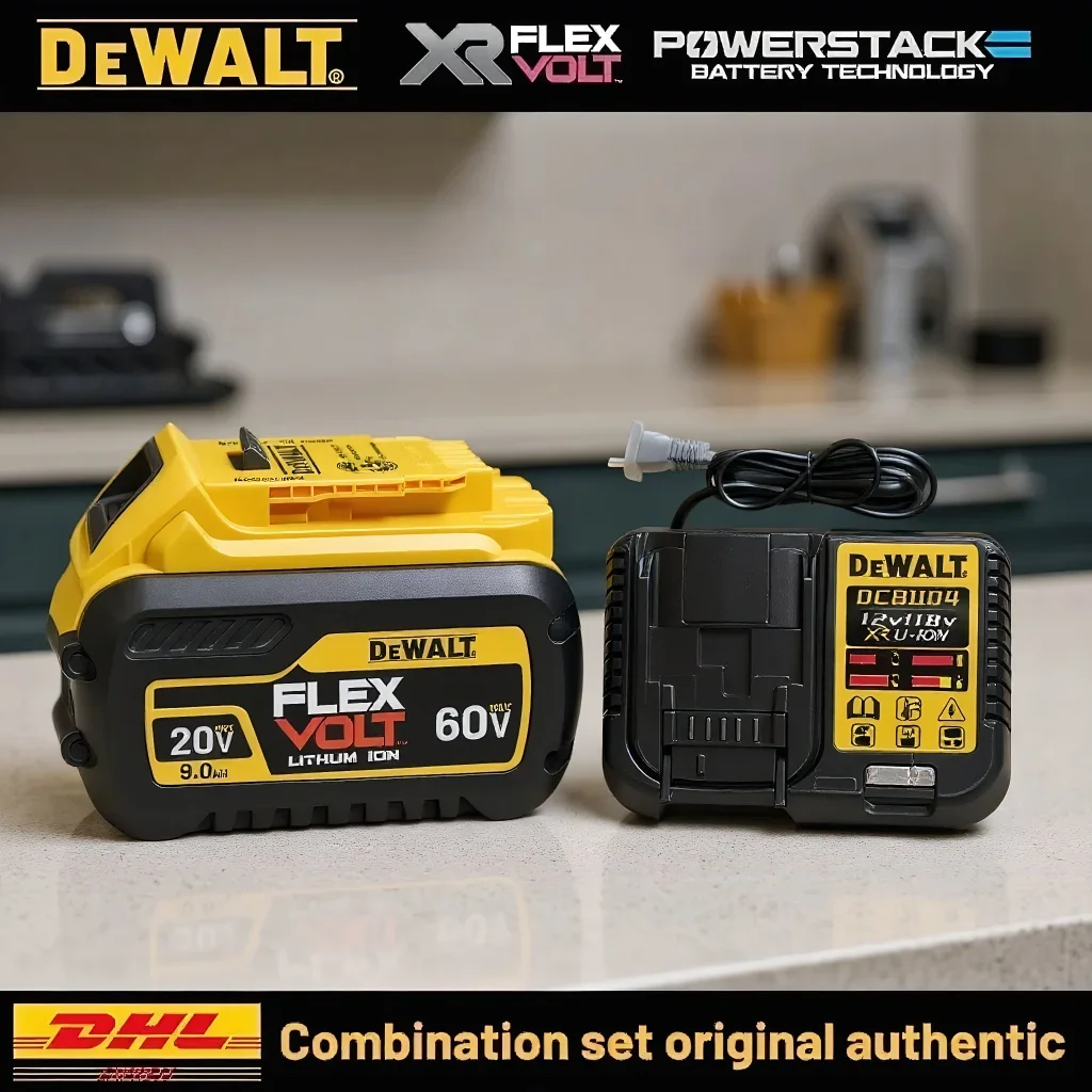 Originální baterie Flexvolt DEWALT 18V/20V DCB606 DCB182 DCB205 DCB206 DCB209 pro elektrické nářadí 60V baterie 5AH 6AH 9AH baterie Dewalt - náhled 2