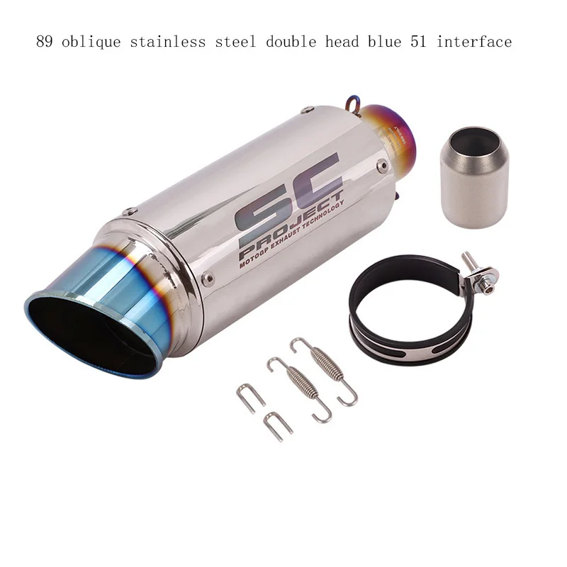 Motorcycle Modified Exhaust Pipe Suitable For Yamaha Kawasaki Large Displacement Exhaust Pipe Quality Modification Accessories