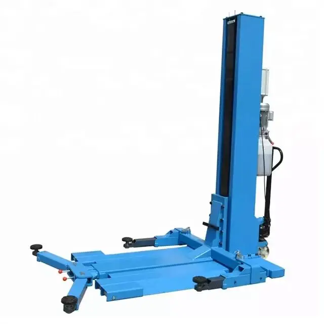 Hot Sale Movable Single Post Lifter 1 Post Car Lift  Capacity 2700kg Portable One Cylinder Vehicle hydraulic Lifting Machine