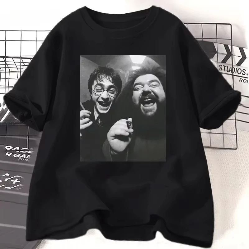 Funny Meme Smoking Wizard T Shirt Men Fashion Tee Shirt Short Sleeve Fashion Casual Loose Tops Men's Clothing Basic Top