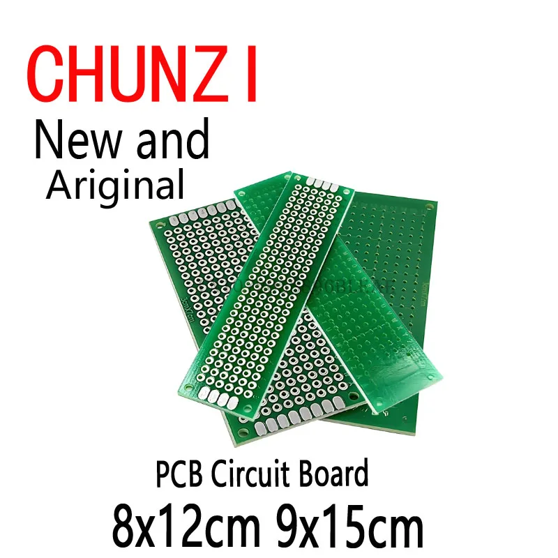 1pcs Electronic PCB Board Diy Universal Printed Circuit Board  Double Side Prototyping PCB For Arduino 8x12cm 9x15cm