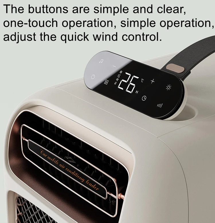 

Portable All-in-One Small Air Conditioner for Outdoor Camping Tent and Car, No External Compressor Unit, Compact Refrigeration