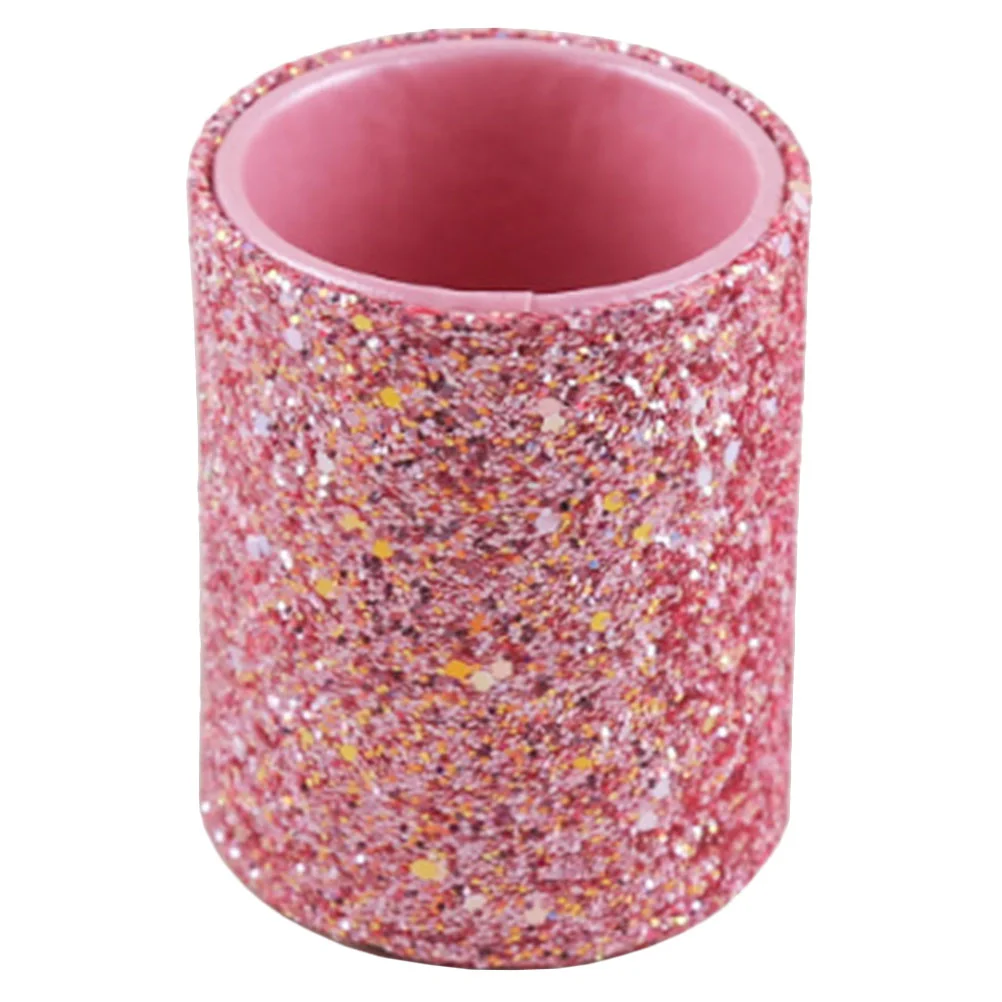 Makeup Brush Bucket Holder Tabletop Pen Container Cup Tool Pu Multi-function Storage Travel Pencil