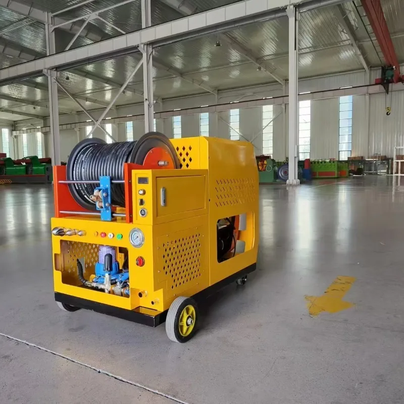 2026 Cold Water Pipe Cleaning Machine 600bar 2 2lpm Ultra-high Pressure Wash Pump Sewer Cleaning Machine for Home and Community