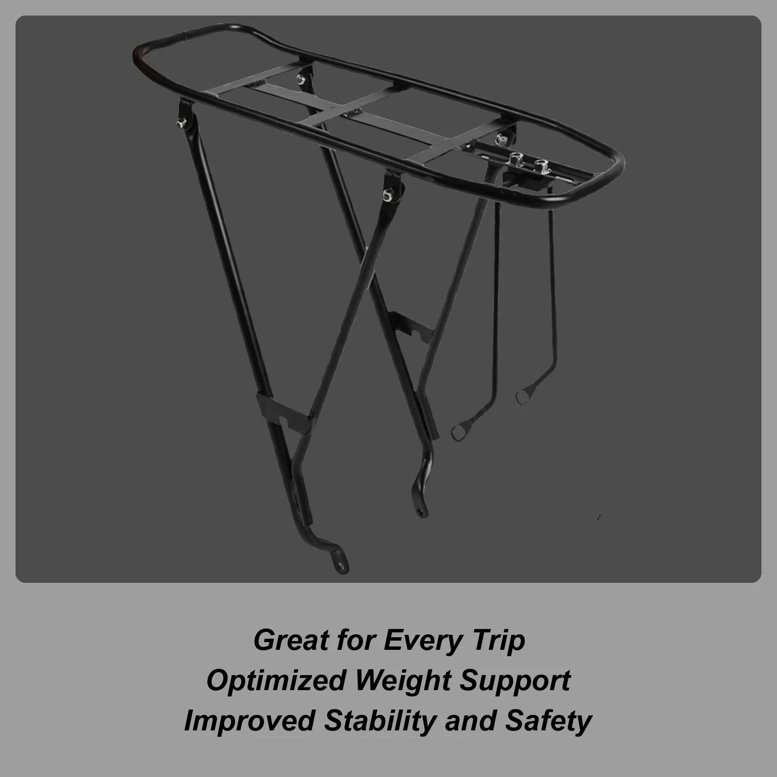 

Rack For Back Of Bike Bike Carrier Pannier Rack Thick Widened Pannier Carrying Accessories Stable Bicycles Seat Support For
