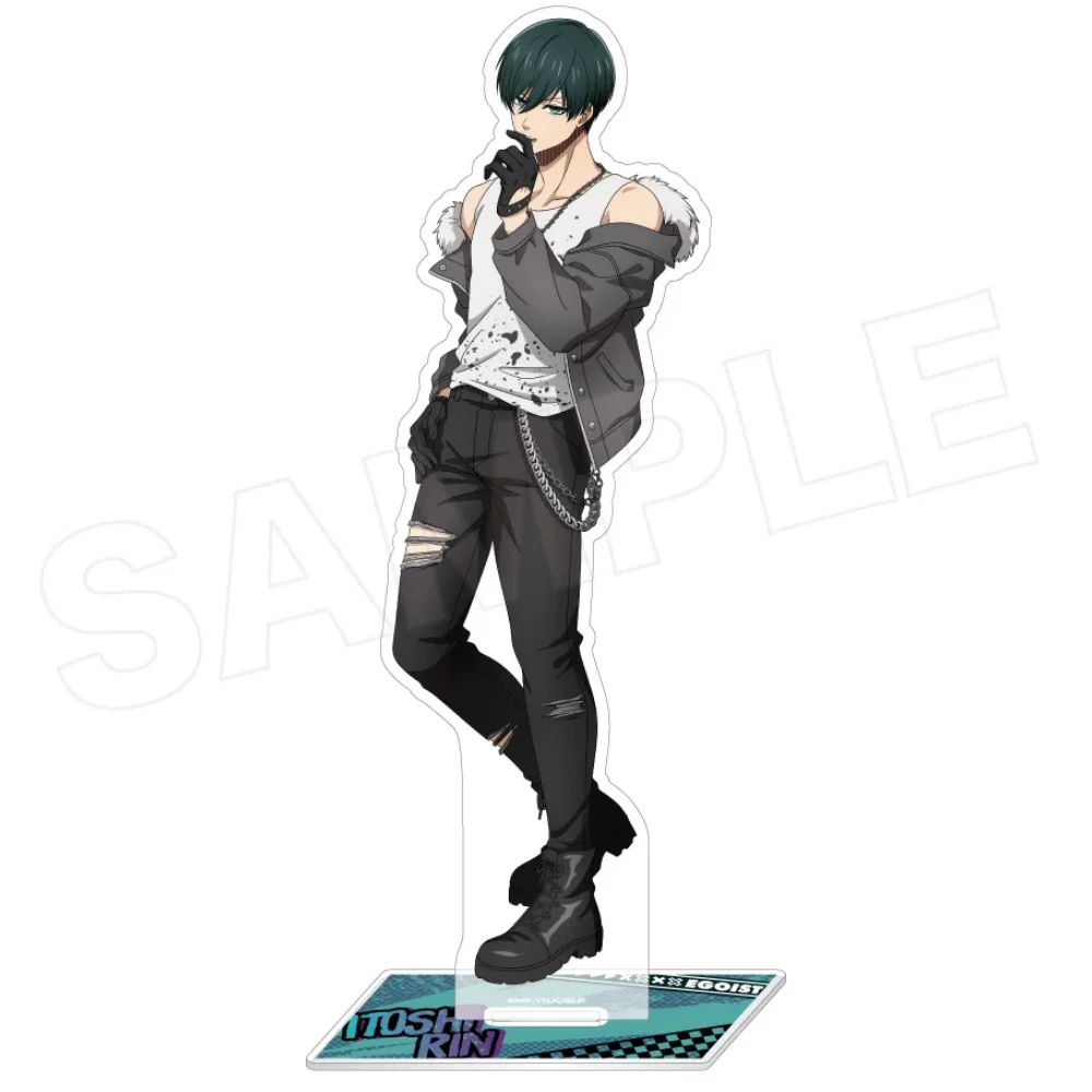 Anime Blue Lock New 10cm Double Fittings Acrylic Stand, Bachira Meguru, Mother's Day Gift for Bedroom  Room  keychain