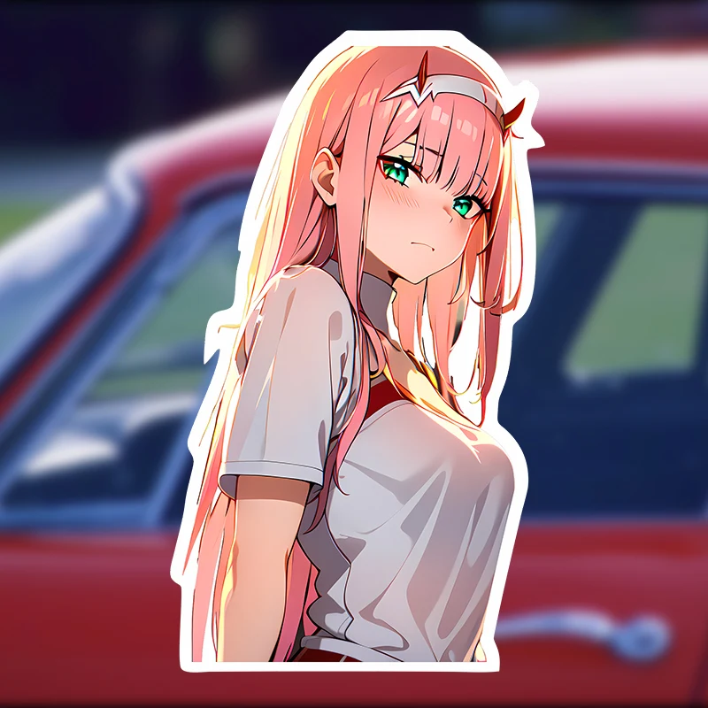 DARLING in the FRANXX National Team Car Window Motorcycle Waterproof Reflective Sticker