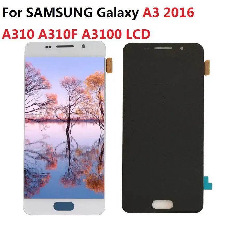 4,7 дюймовый OLED-дисплей для Samsung Galaxy A3 2016 мобильный телефон дисплей A310 A310F SM-A310F ЖК-сенсорный экран дигитайзер в сборе