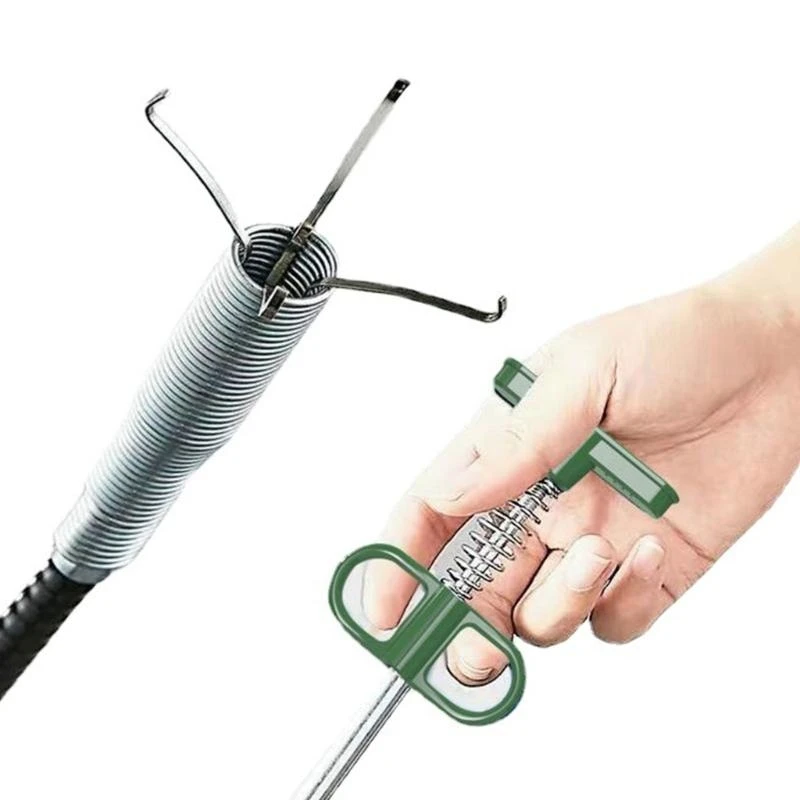 

Sewer Pipe Unblocker with Grab Handle Pickup Unblocker Sewer Dredging Tool 3size