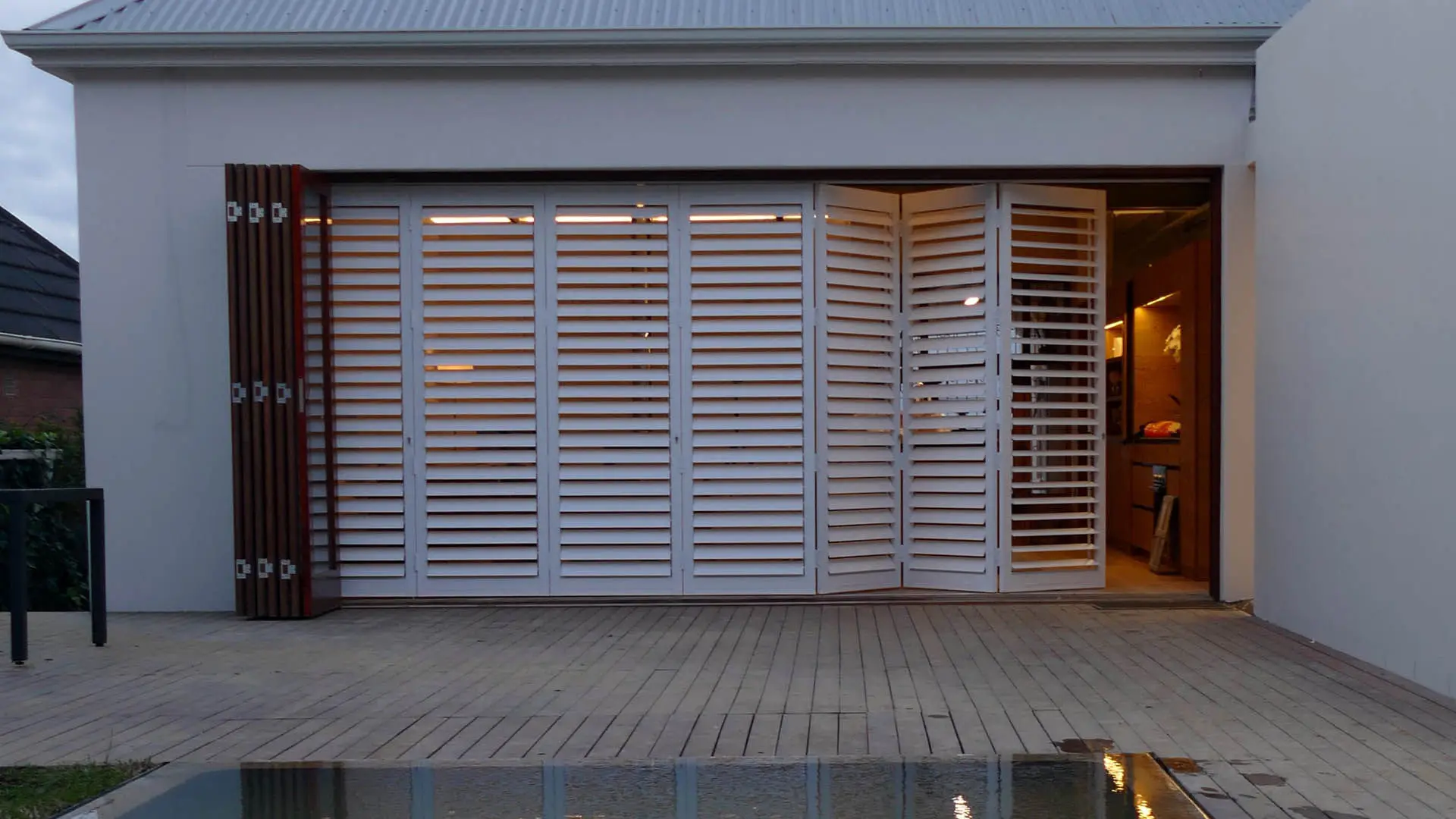 KAKADU Modern Aluminum Alloy 6065 Adjustable Louver Shutters KKD04 Model Factory Direct Residential Use Rectangle Exterior - view 3