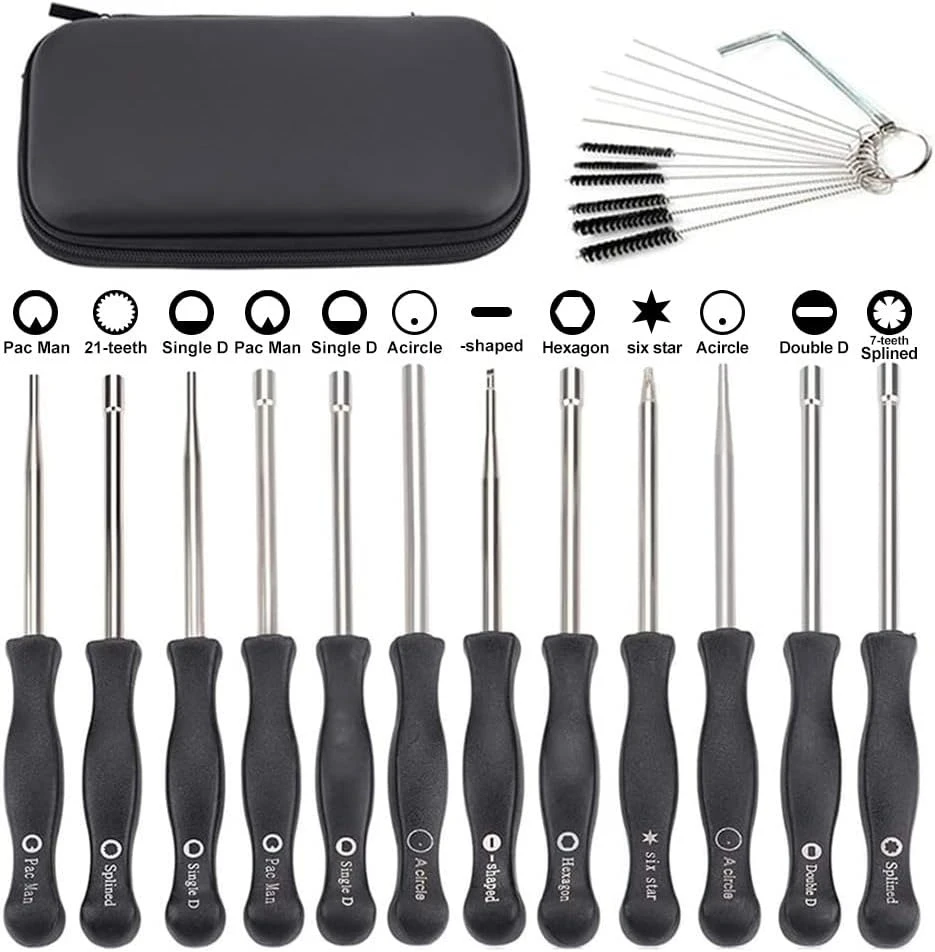Paquete de 12 herramientas de ajuste de carburador, Kit de ajuste de carburador para motor pequeño de 2 ciclos para motosierra STHIL ECHOTrimmer Weedeater