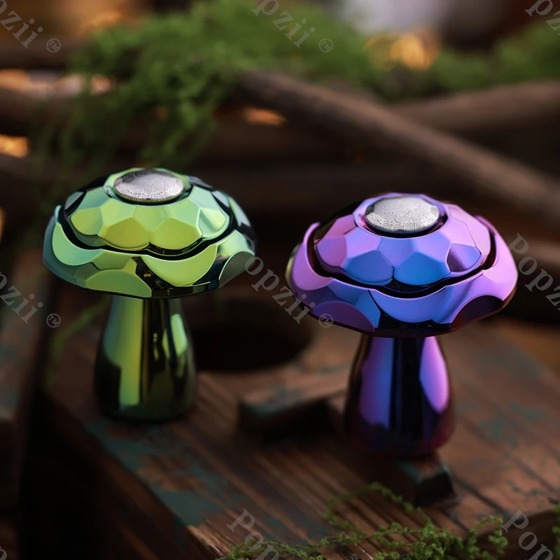 ROGUE Mushroom EDC DingDing Fidget Spinner Fingertip Gyro Fidgeting toy Cool Gadget Table Ornament Anxiety Toys