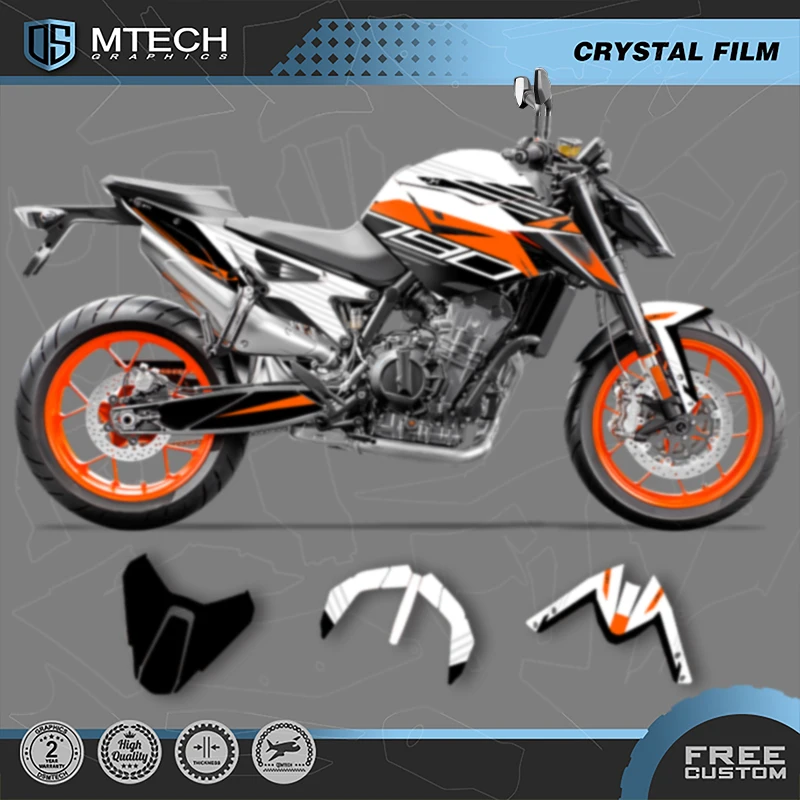 

DSMTECH Motorcycle Graphics For KTM 2018 2019 2020 2021 DUKE 18-21 DUKE 790 890 Decals Stickers Kits 004