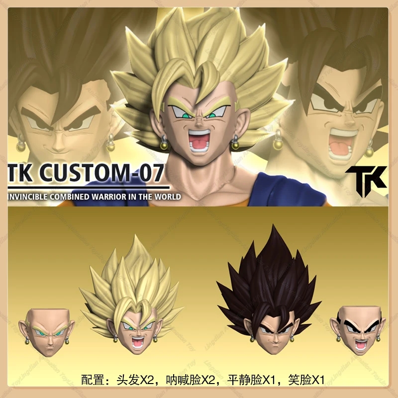 TK Super Blue Super Game Normal Dragon Ball Vegito King Head Sculpture Accessory Pack Resin Dragon Ball