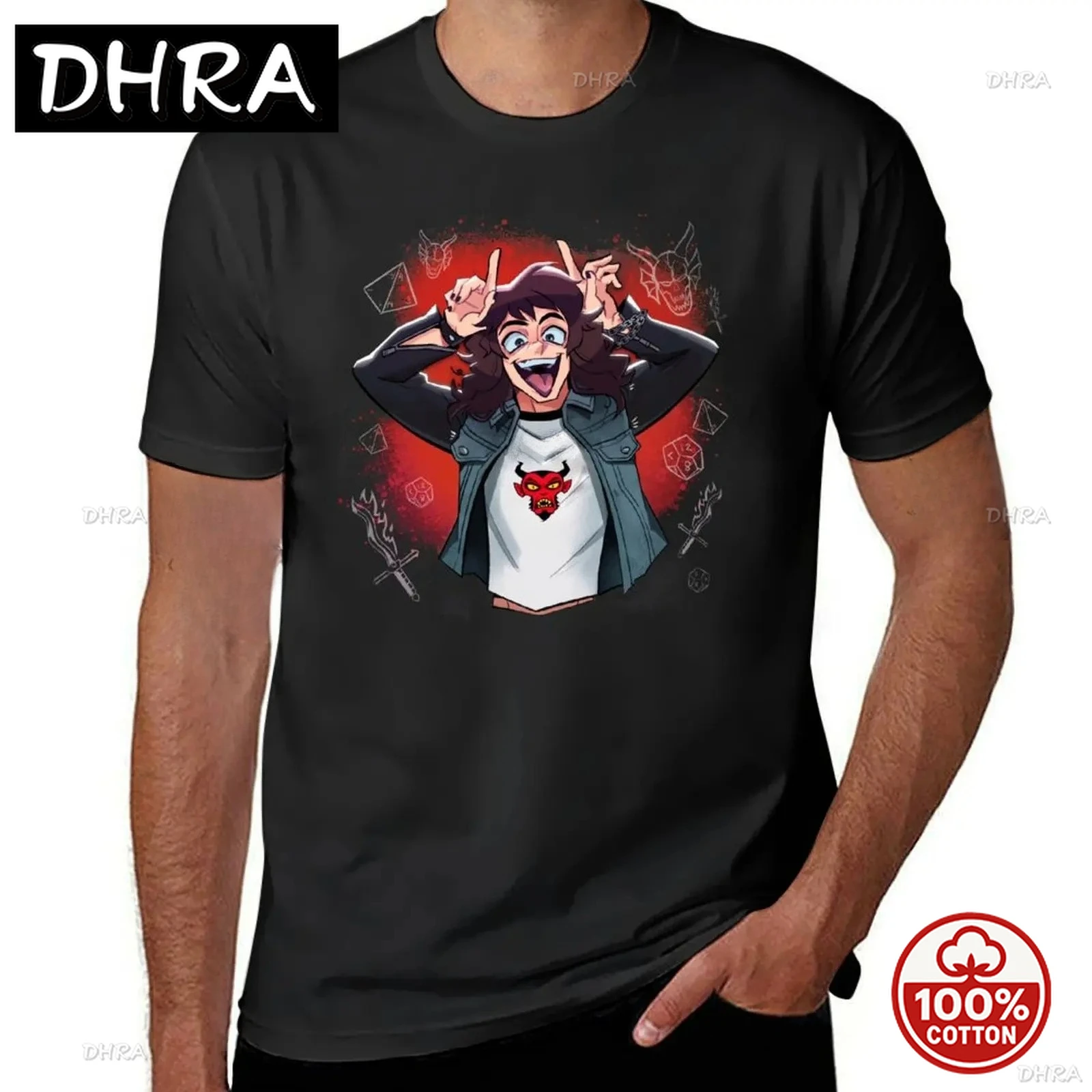 Gran oferta de cosas muy raras de camiseta de anime para hombre, camisetas grandes y altas, regalo de manga corta, ropa de calle vintage, elegante High Street