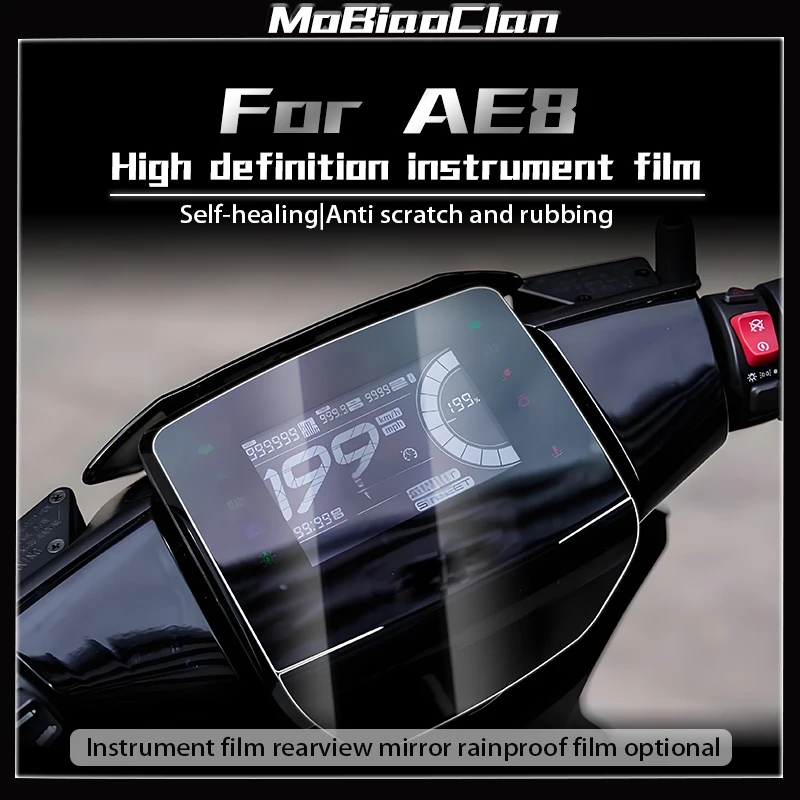 Para ZEEHO AE8 AE8 + AE8S + película de instrumento de alta transparencia modificada que cambia de color película de faro accesorios de película de luz trasera