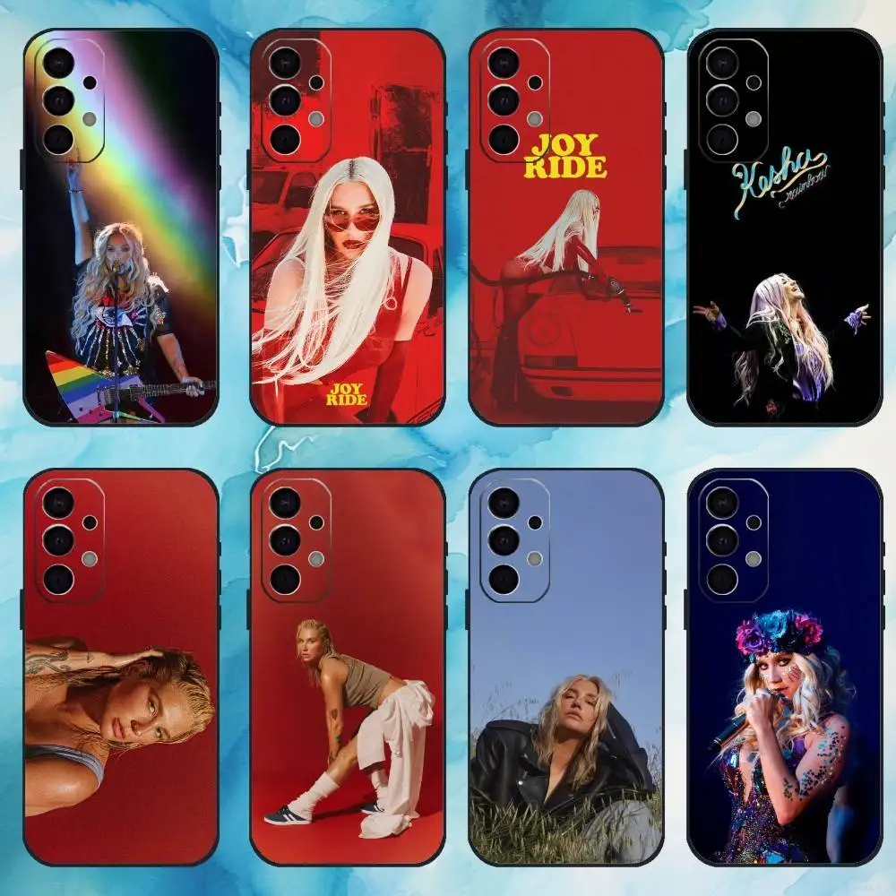 

Singer K-Kesha Phone Case For Samsung Galaxy A73,A72,A71,A70,A53,A52,A51,Soft Silicone Black Cover