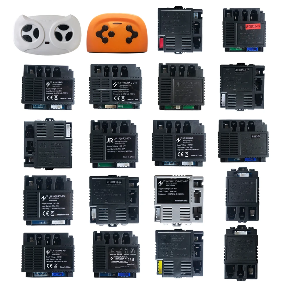 JR Universal Bluetooth Remote Control and Receiver, Children Electric Car Conrtoller Kit ,Ride On Car Replacement Parts