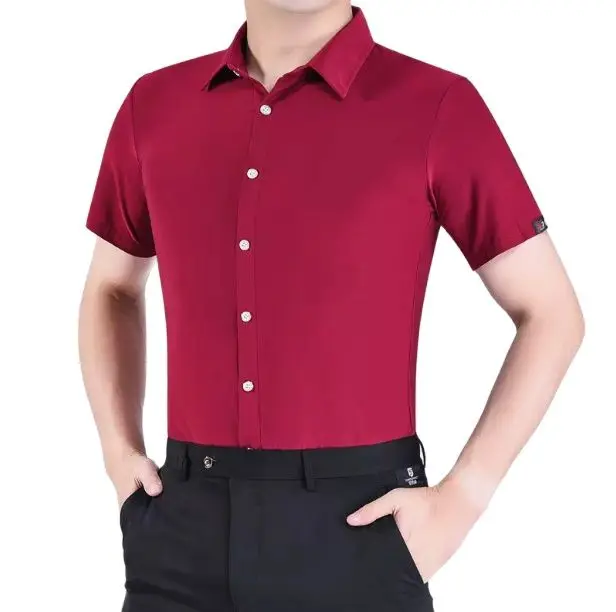 Long sleeves Latin Dance Garment Dance Waltz Ballroom Dance Garment Performance Latin man Shirts Short sleeves Garment Top