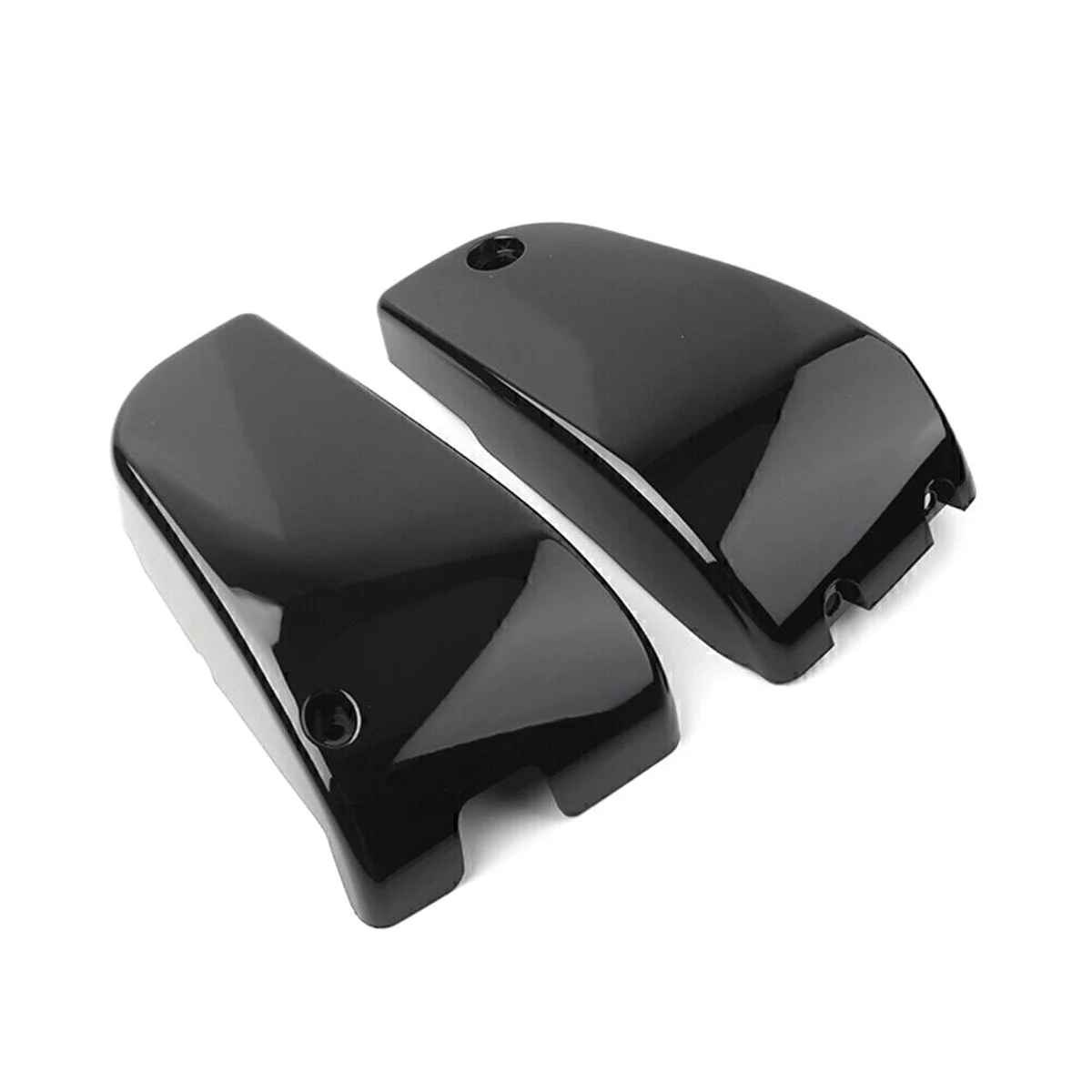 Preto Battery Side Covers, Proteção para Kawasaki Vulcan VN 1500 Clássico Nomad