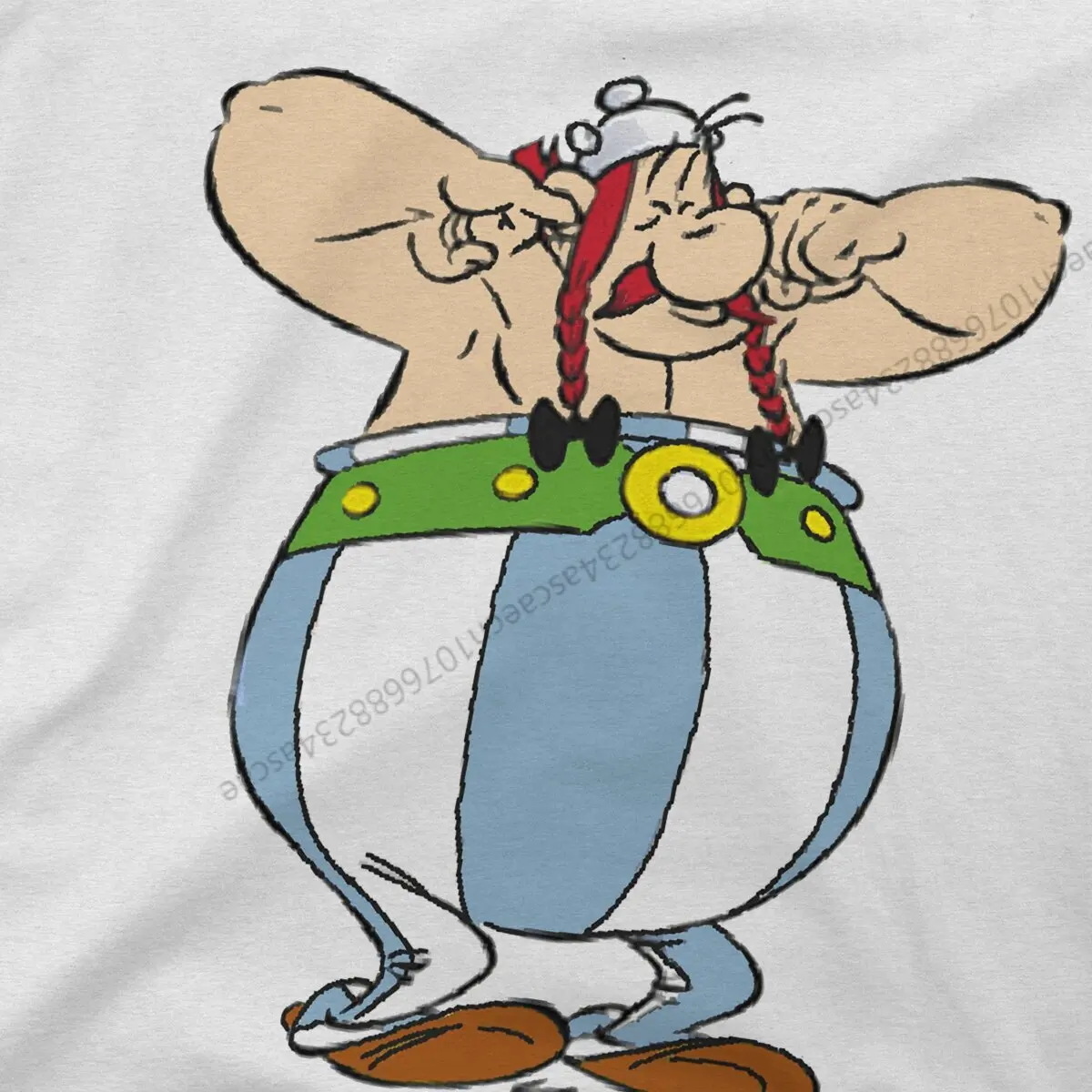 تي شيرت أستريكس وأوبيليكس تي شيرت رجالي من القطن ملابس الشارع