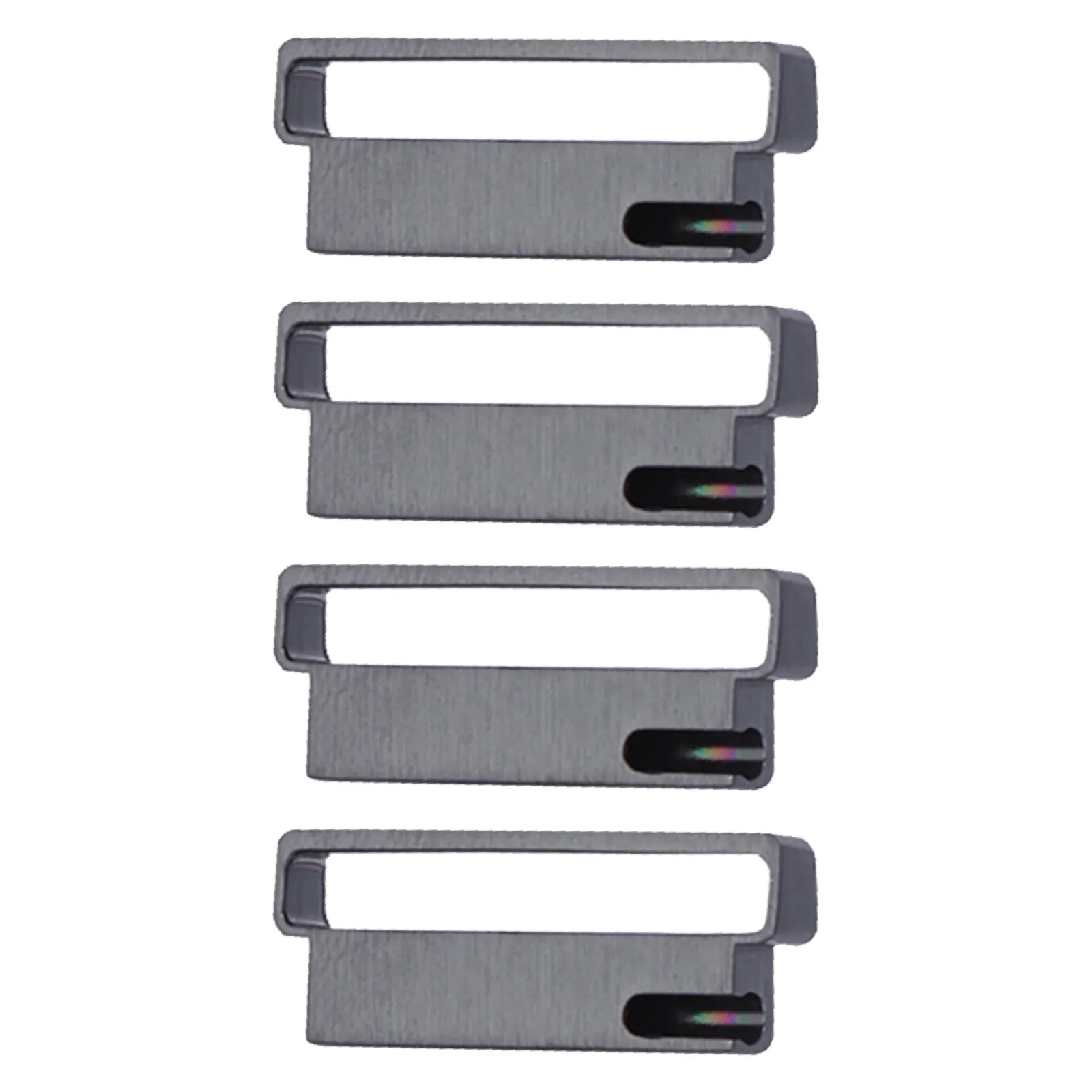 4 قطع من موصل حزام الساعة من الفولاذ المقاوم للصدأ، محول حزام متين للساعة الذكية، مشبك سهل التركيب #2