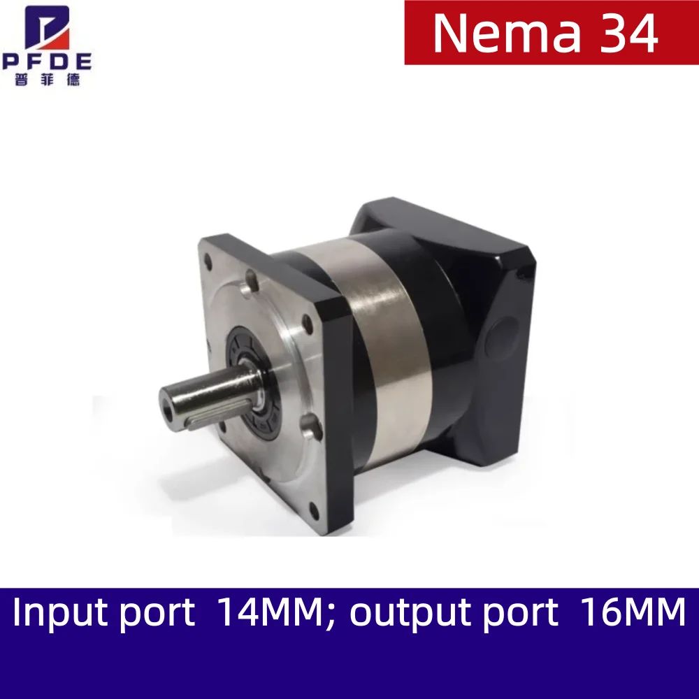 Nema 34 Planetary Gearbox 86mm  Motor Reducer Ratio 4 5 10 16 20~50:1 Metal Gear Motor CNC Electrical Equipment Wholesale