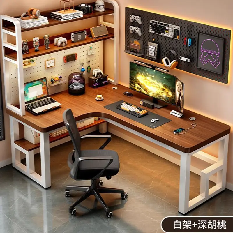 Solid wood computer desk Desktop simple modern table Home  Nordic office E-sports work Student writing