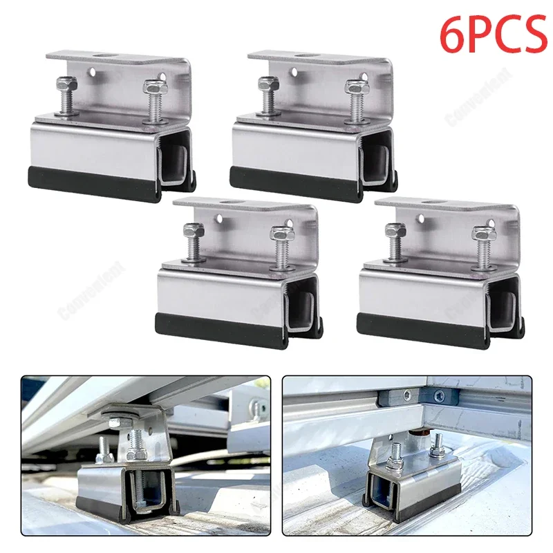

6Pcs Van Roof Rack Brackets Roof Rack Mount Kit RVs Photovoltaic Brackets For PROMASTER For Boxer For DUCATO For JUMPER New