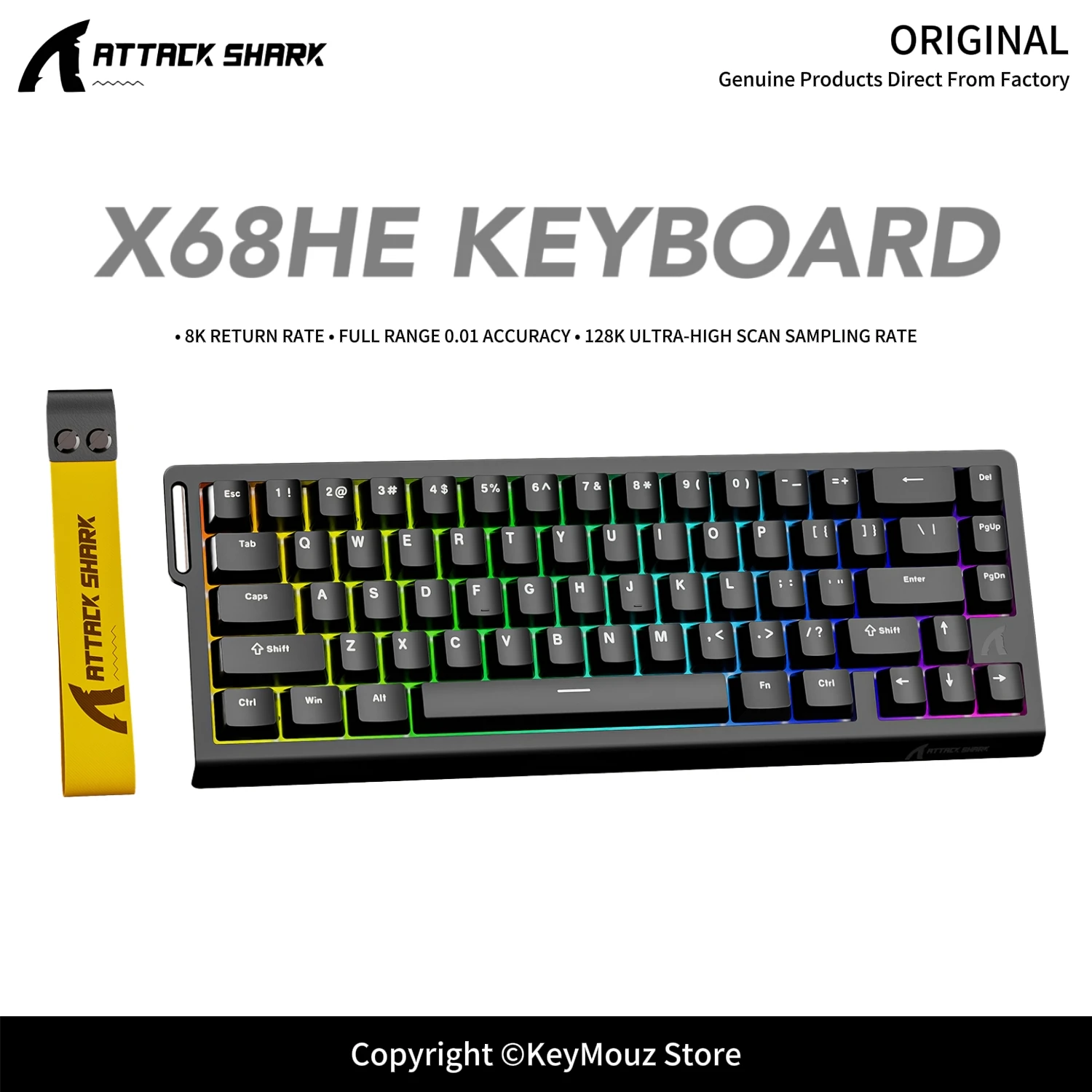 attack-shark-x68he-wired-mechanical-keyboard-8khz-return-rate-001mm-precision-0125ms-low-latency-magnetic-switch-rgb-backlight