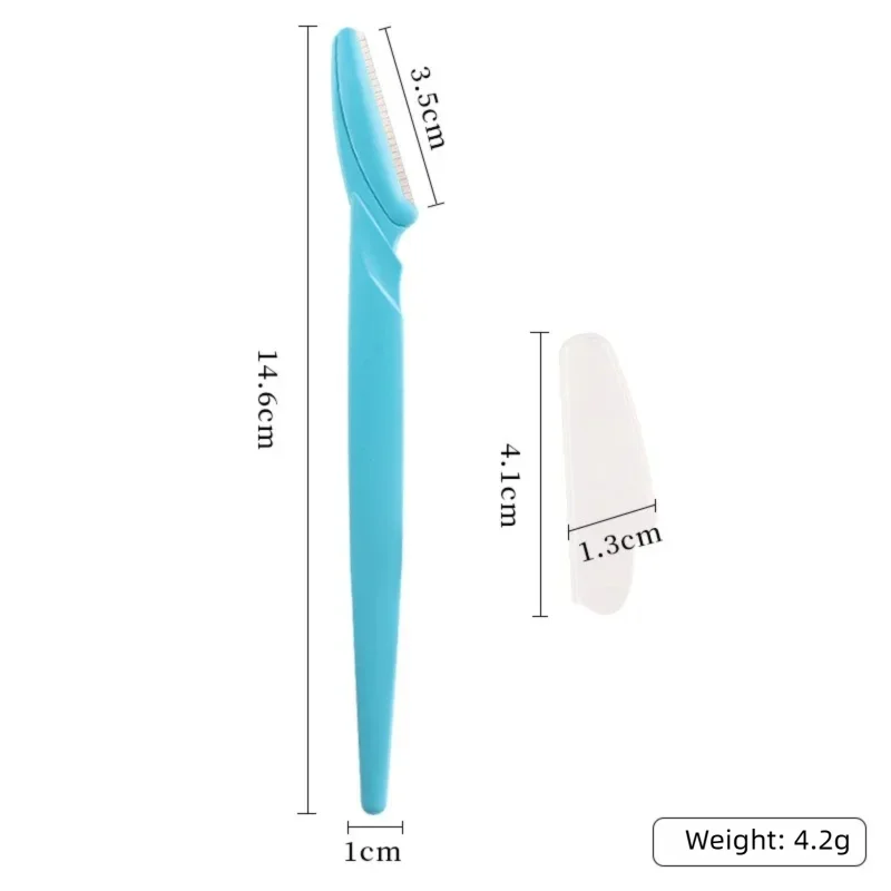 1 قطعة أداة قص الحواجب أدوات ماكياج آمنة العين الحاجب الحلاقة الوجه الجسم إزالة الشعر شفرات حلاقة امرأة الحاجب تشكيل سكين