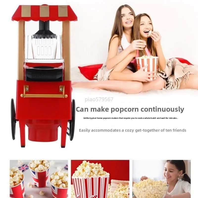 small popcorn machine play house toy children's making grain machine DIY holiday gift