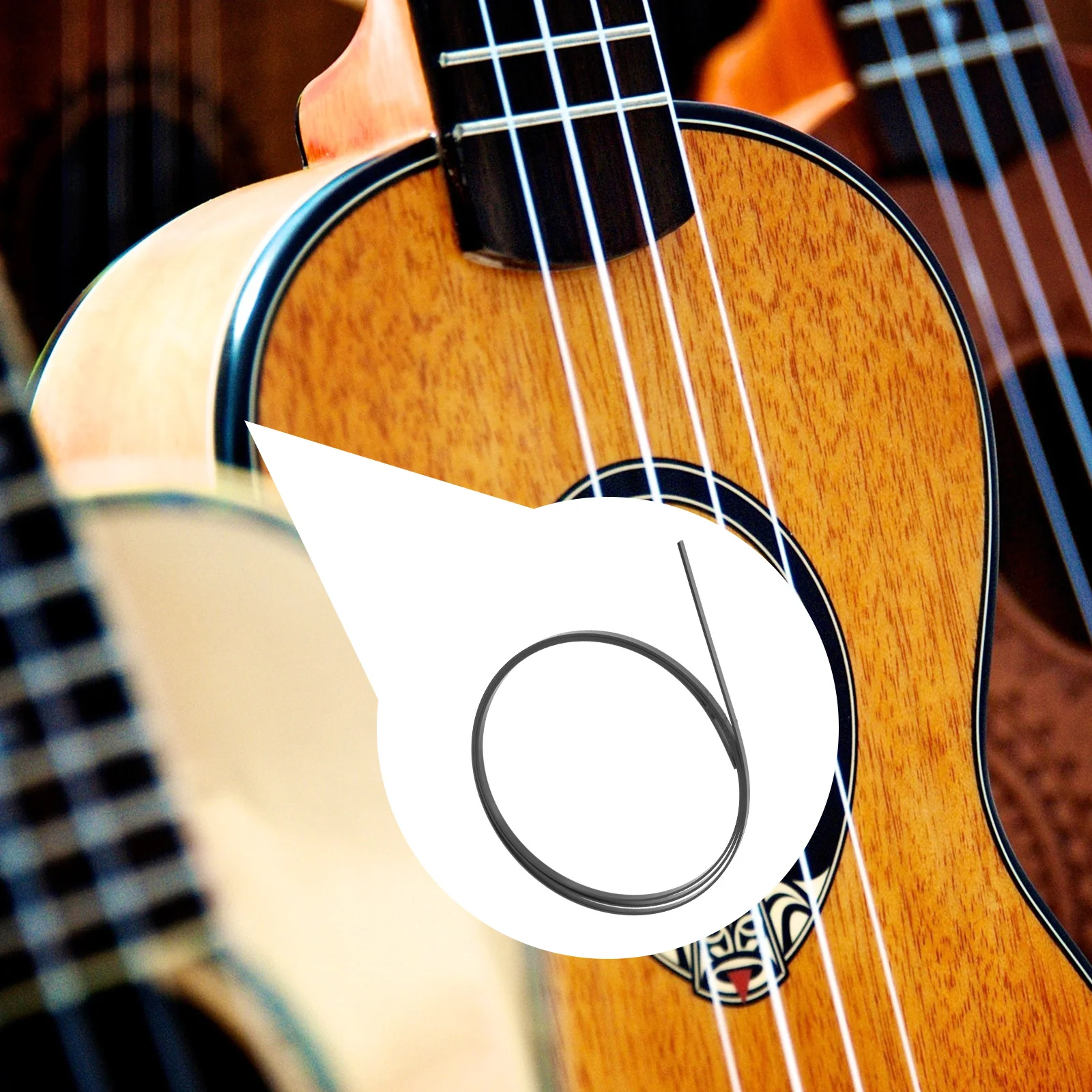 

12 Pcs Guitar Strips Plastic Binding Purfling Stripsfor Acoustic Classical Hemming Parts Black Edge Trim