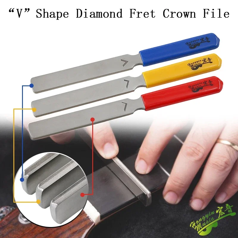 HUATOOL Woodworking Electric Guitar Bass Crown Grinding Trim Yarn Tool