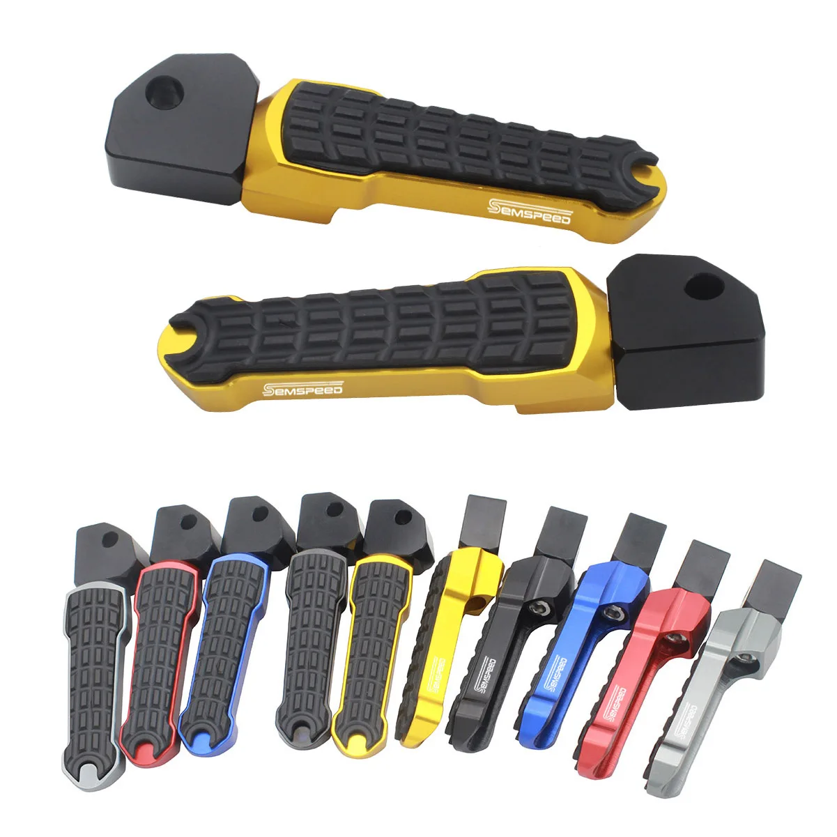 

Motorcycle CNC Aluminum Rear Footrests Passenger Footrest For Yamaha NMAX NVX/Aerox V1 V2 155 125 150 Cafe Racer Accessories