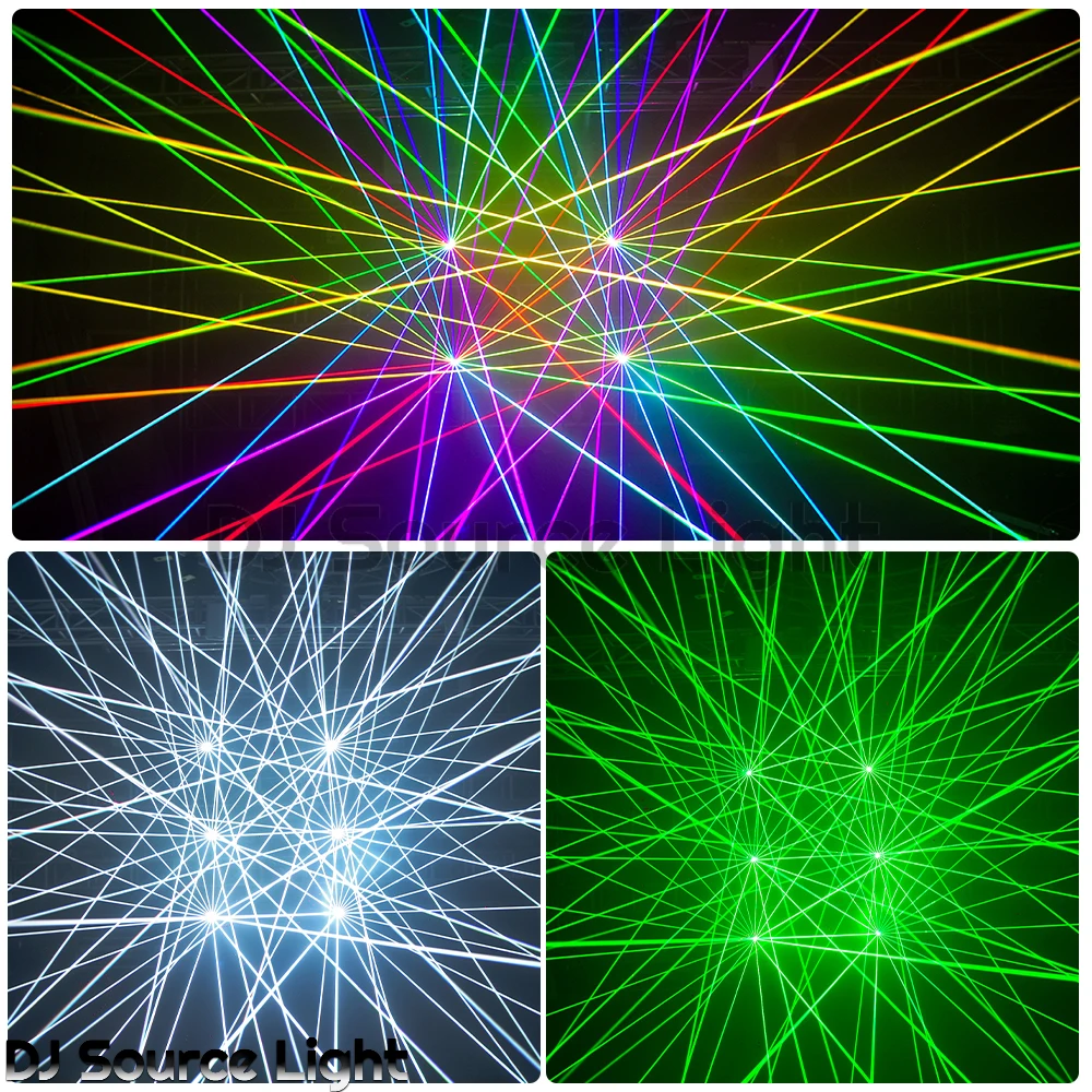 40Kpps 20W Laser Light With ILDA RJ45 RGB Animation DMX Stage Scanner Projector Light Beam Pattern DJ Disco Nightclub Stgae lamp