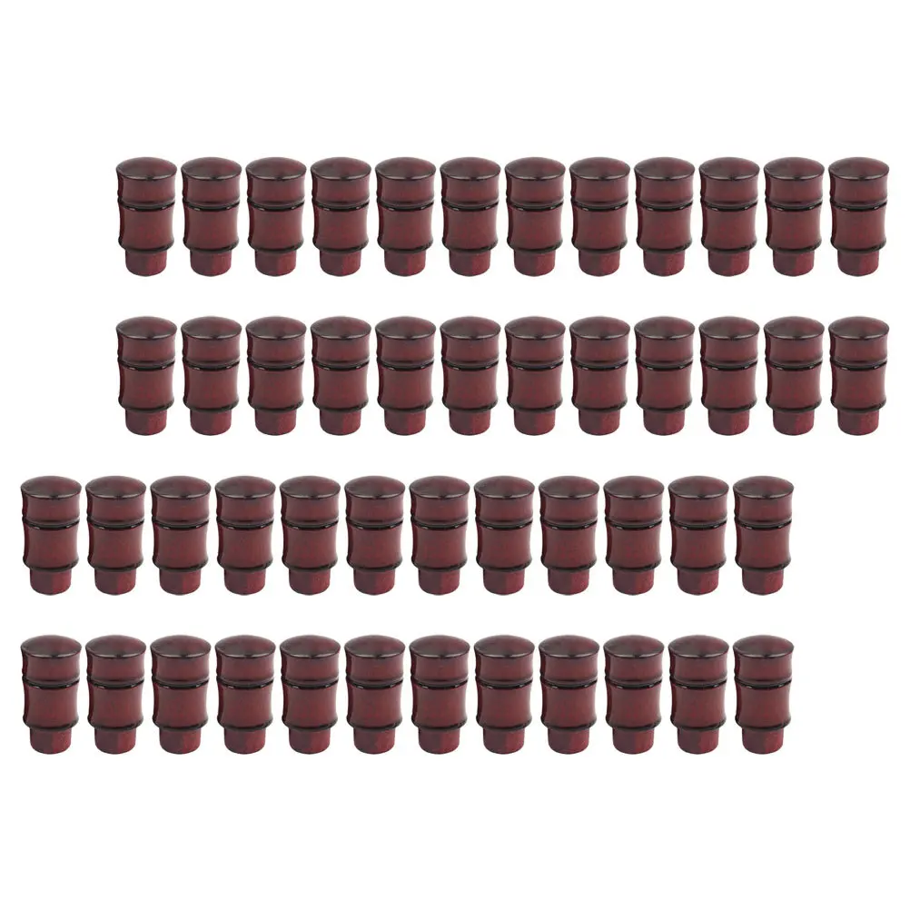 

50pcs Bamboo Joint Head Solid Wood Calligraphy Painting Scroll Joint For Art Wall Display Portable Paper Roll Supply