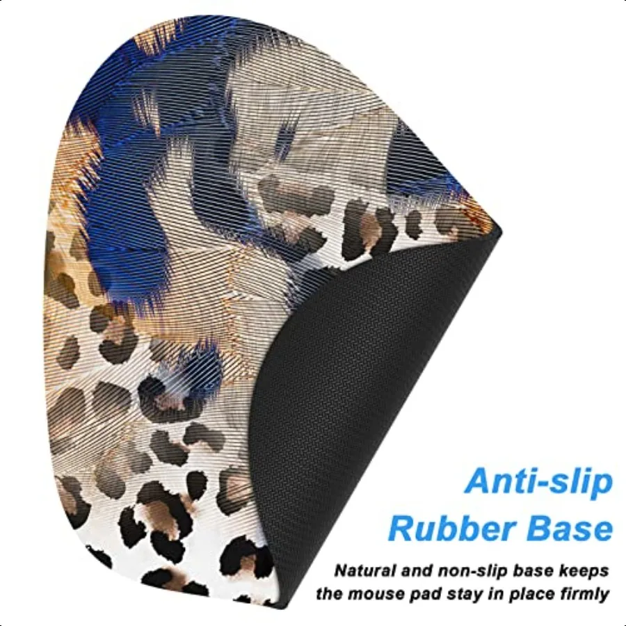 Small Mouse Pad 6 x 7 Inch Irregular Mini Mouse Pad with NonSlip Rubber Base Waterproof Compact Mouse Mat for Laptop Computer W