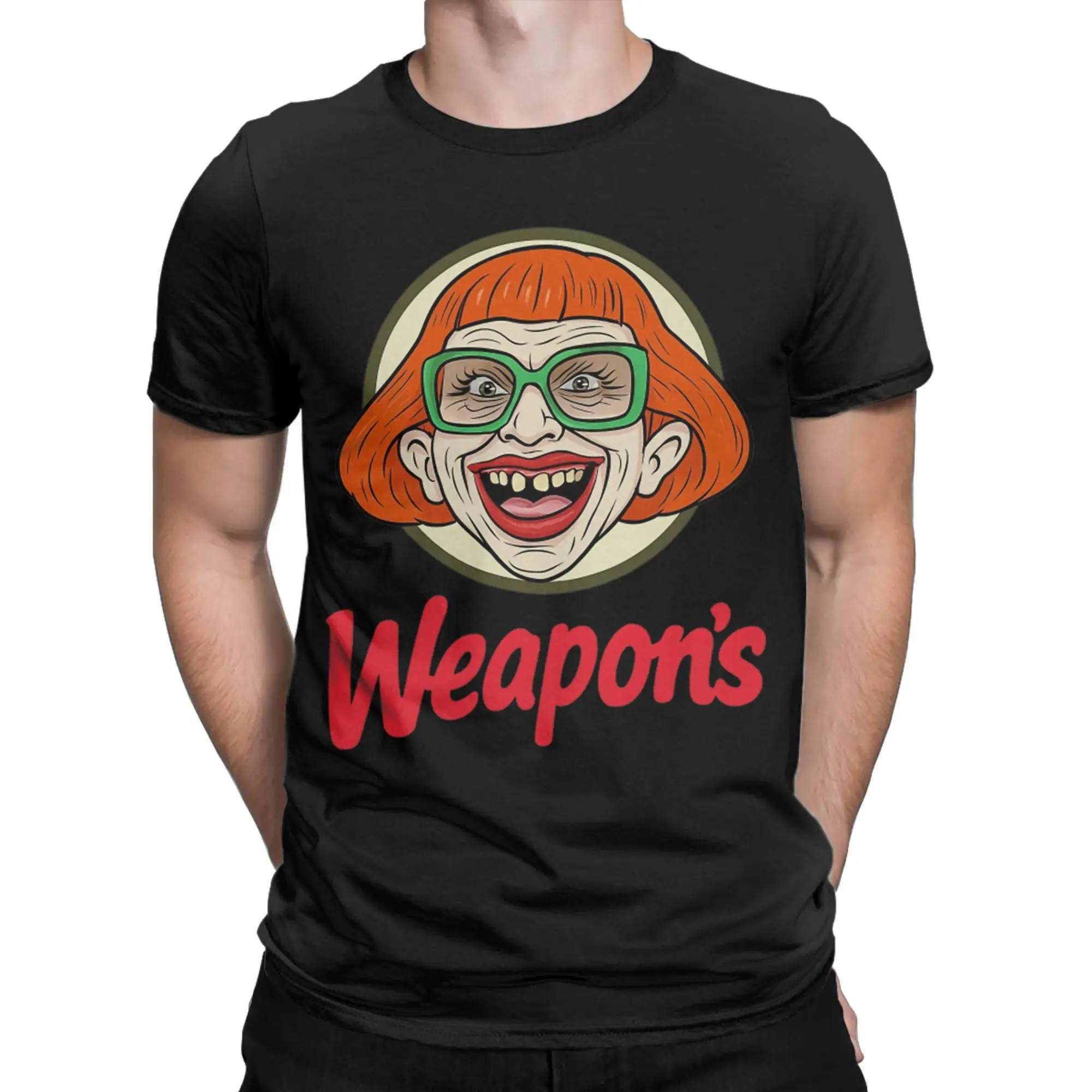 Weapons Horror Movie Gladys Men's T Shirts  Casual Tees Short Sleeve O Neck T-Shirts Pure Cotton Summer Clothing