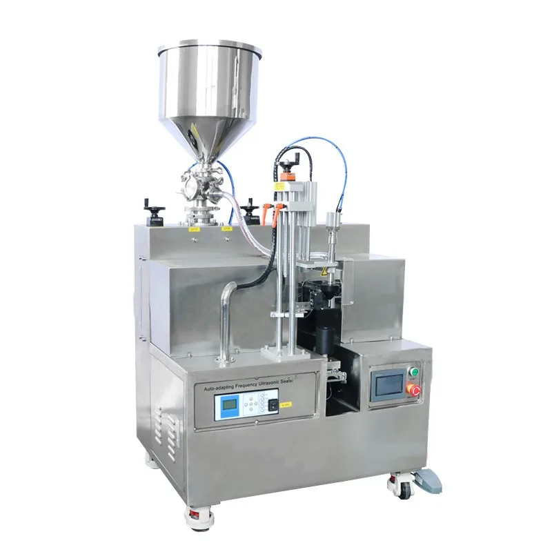 Máquina Automática de Llenado y Sellado de Tubos Ultrasónicos para Gel de Aloe Vera, Ungüento, Crema de Manos y Limpiador Facial
