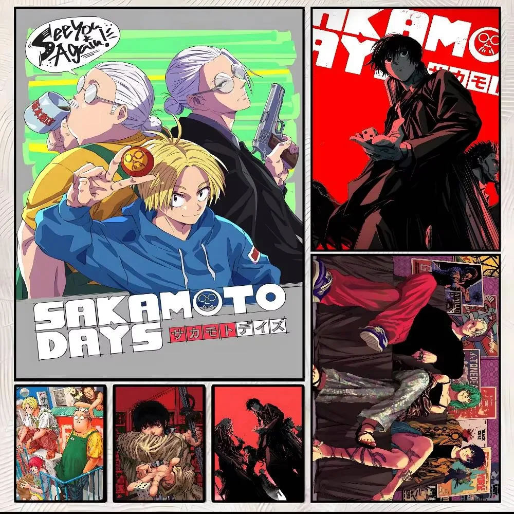 Diamond Painting Anime S-Sakamoto Days-MT Cartoon Killer Mosaic Handmade Artwork Full Round/Square Diamonds Gift Home Decor