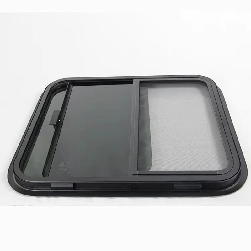 

RV Rounded Corner Aluminum Alloy Sliding Window RV23RW-SL 533*356mmTempered Glass From Chinese Manufacturer