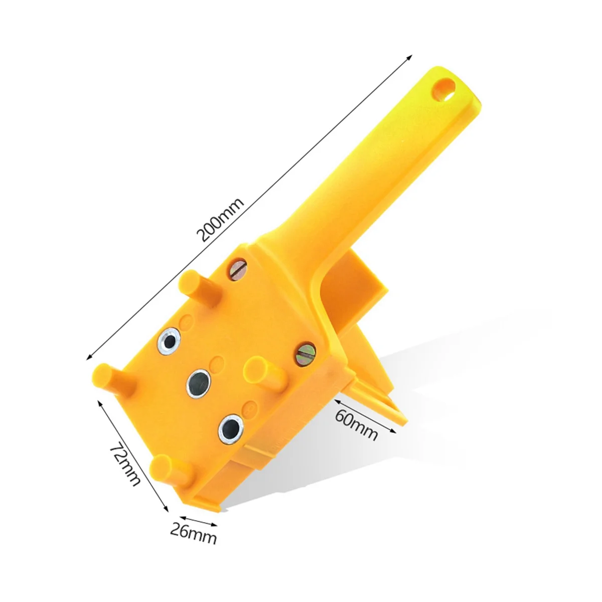 Holz bearbeitung Straight Hole Puncher 6-10mm abs Kunststoff Hand plank Puncher Holz bearbeitung Locator