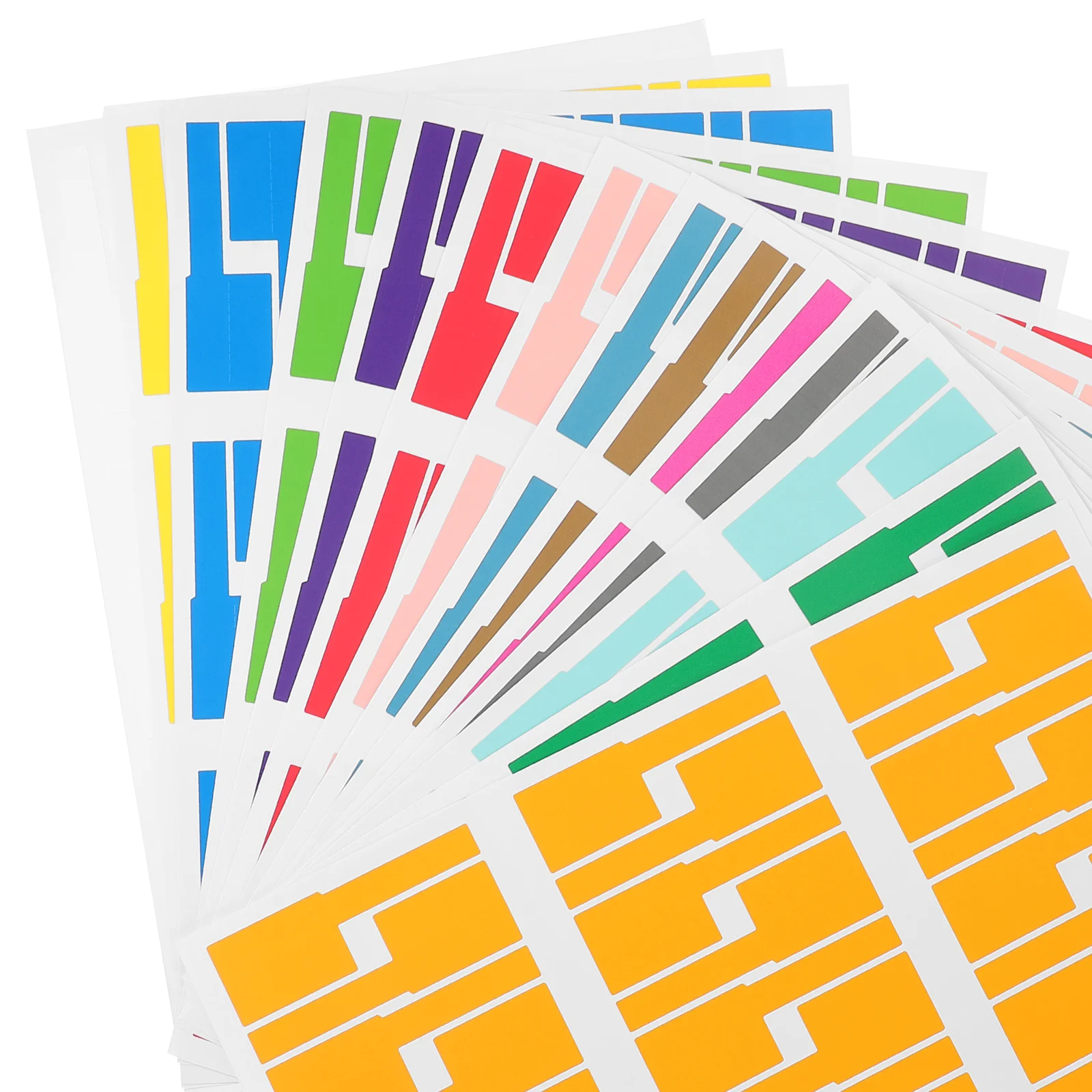 14 Sheets 420 A4 -adhesive Waterproof and Tear-resistant Network Cable Knife Type P-type Label Paper Stickers